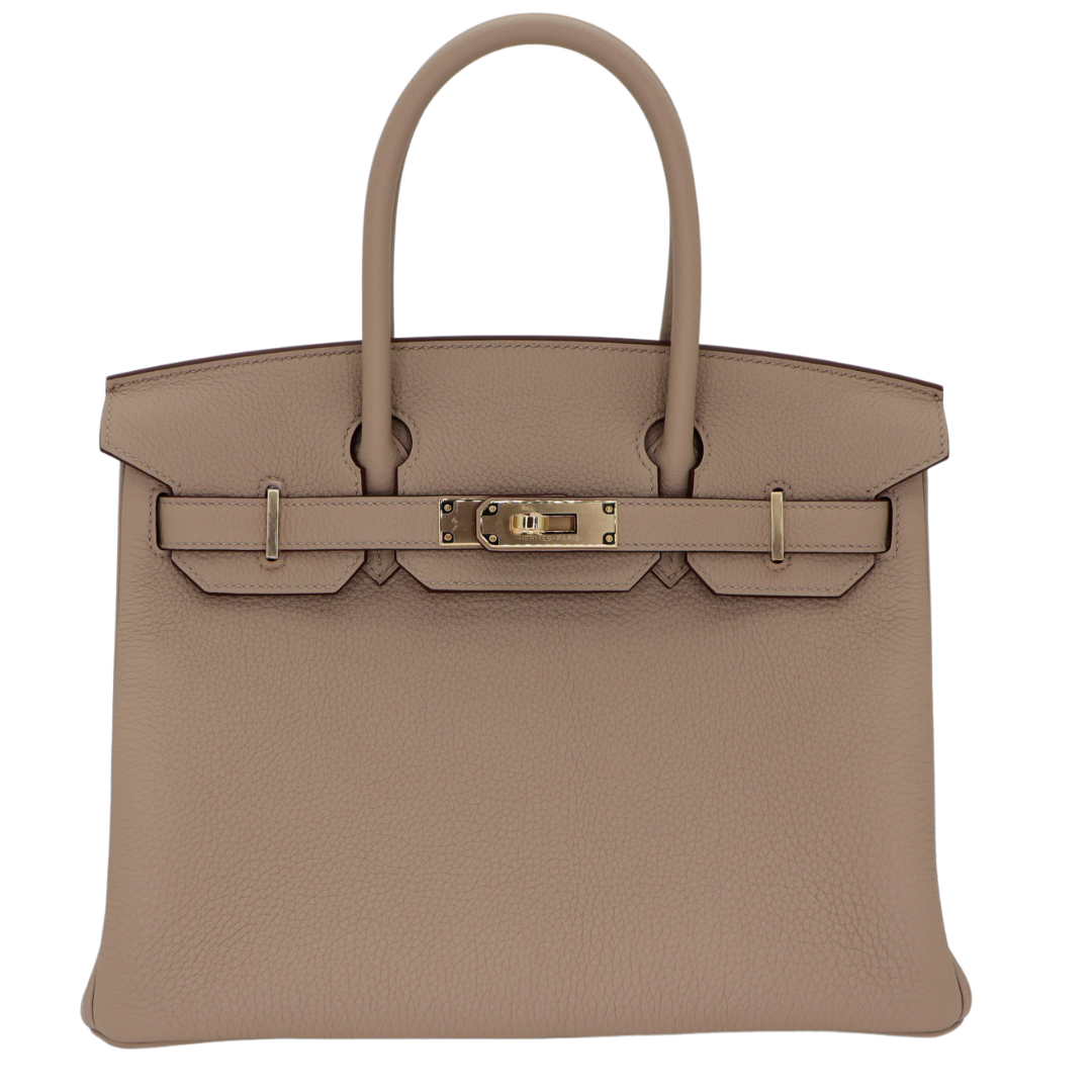 Hermès 30cm Birkin HSS Gris Tourterelle Togo Leather Permabrass Hardware