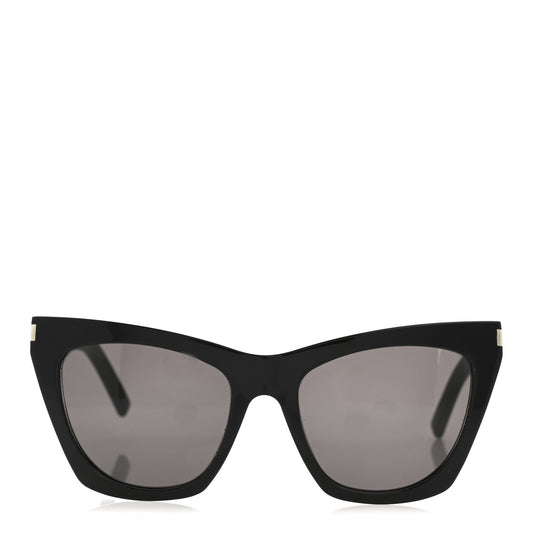 Saint Laurent New Wave SL214 Kate Cat Sunglasses Black