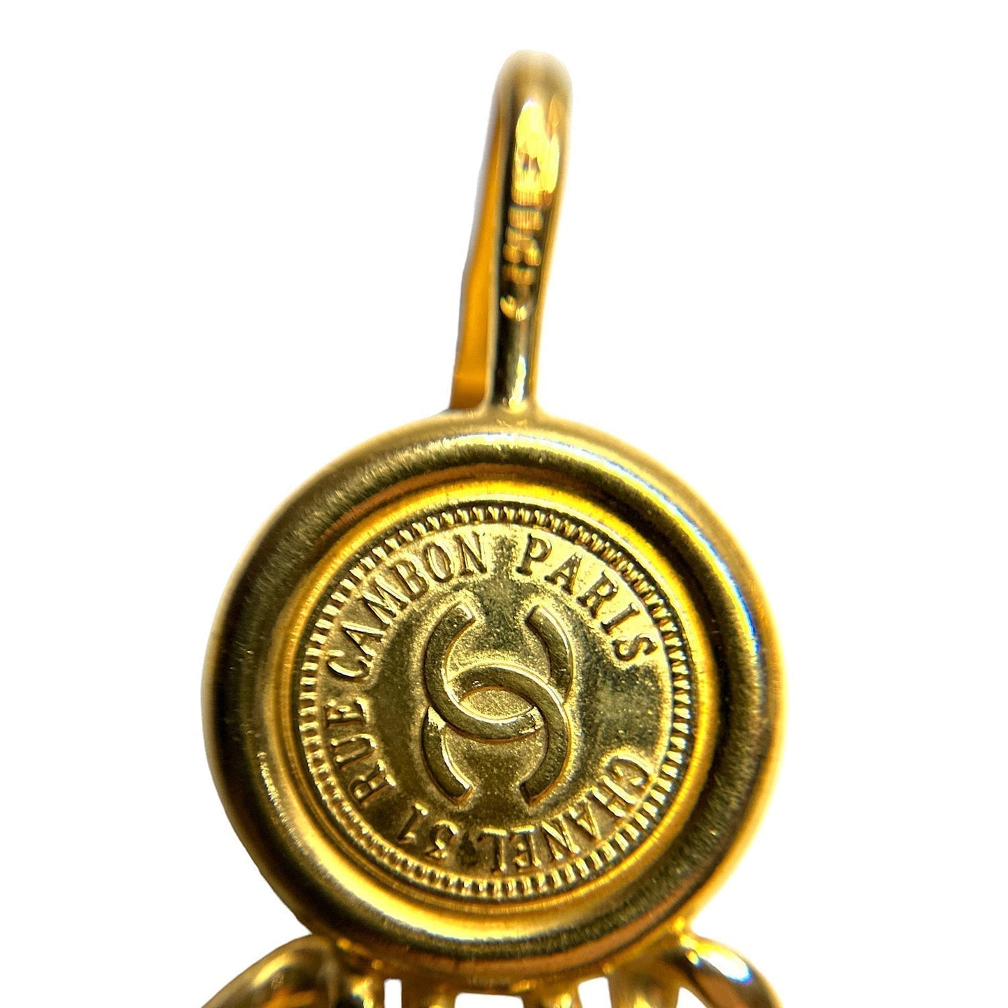 Chanel Gold Plated Cambon 31 Rue Coin Chain 3-Row Belt