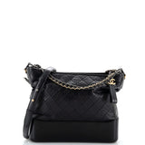 CHANEL Gabrielle Hobo Quilted Aged Calfskin Large