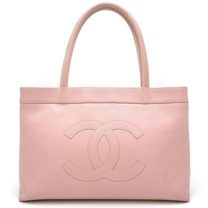 Chanel Cocomark Tote Bag Caviar Skin Pink