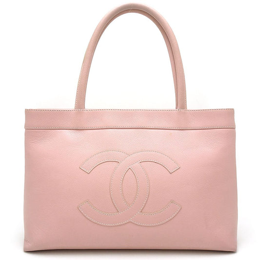 Chanel Cocomark Tote Bag Caviar Skin Pink