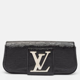 Louis Vuitton Black Electric Epi Leather Sobe Clutch..
