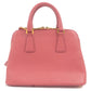 Prada Leather 2Way Hand Bag Shoulder Bag Pink BL0838