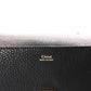 Amelia Grained Lambskin Drew Shoulder Bag Black