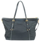 Prada Logo Nylon Leather 2Way Bag Tote Bag NERO Black BR4253