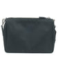 Prada Logo Nylon Leather Shoulder Bag Black Yellow 2VH113