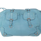 Prada Light Blue Leather Shoulder Bag