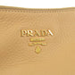 Prada Leather Shoulder Bag Hand Bag Beige BR4894