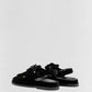 CHANEL Velvet Dad Black Quilted Size EU 42 Sandals