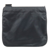 Prada Logo Nylon Leather Shoulder Bag NERO Black VA0563