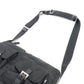 Prada Logo Nylon Leather Shoulder Bag NERO Black BT0644