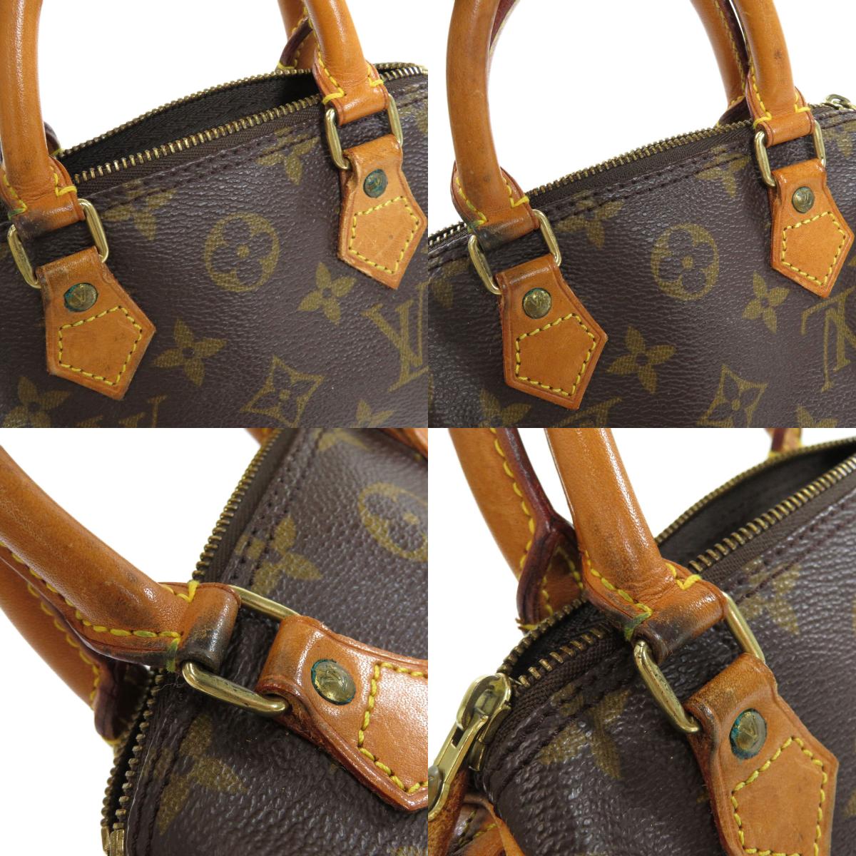 Louis Vuitton Mini Speedy Handbag Monogram Canvas