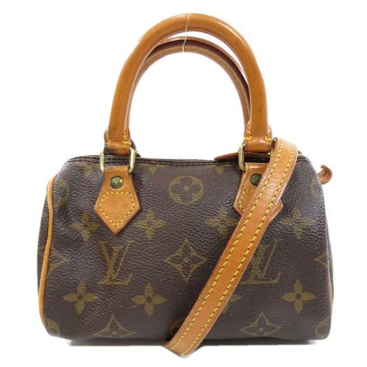 Louis Vuitton Mini Speedy Handbag Monogram Canvas