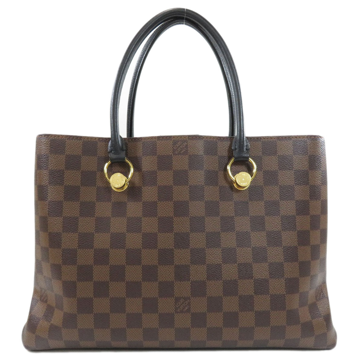 Louis Vuitton LV Riverside Damier Ebene Handbag Canvas