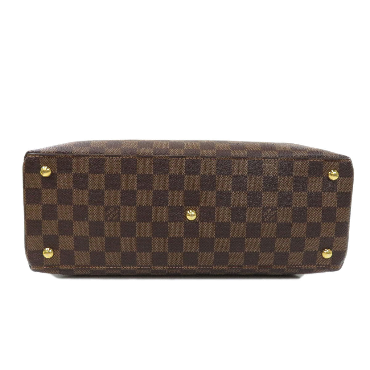Louis Vuitton LV Riverside Damier Ebene Handbag Canvas