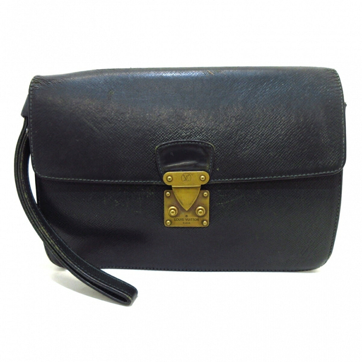 Louis Vuitton Pochette Clad Episea Taiga Leather Handbag