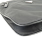 Prada Logo Nylon Leather Shoulder Bag NERO Black VA0563