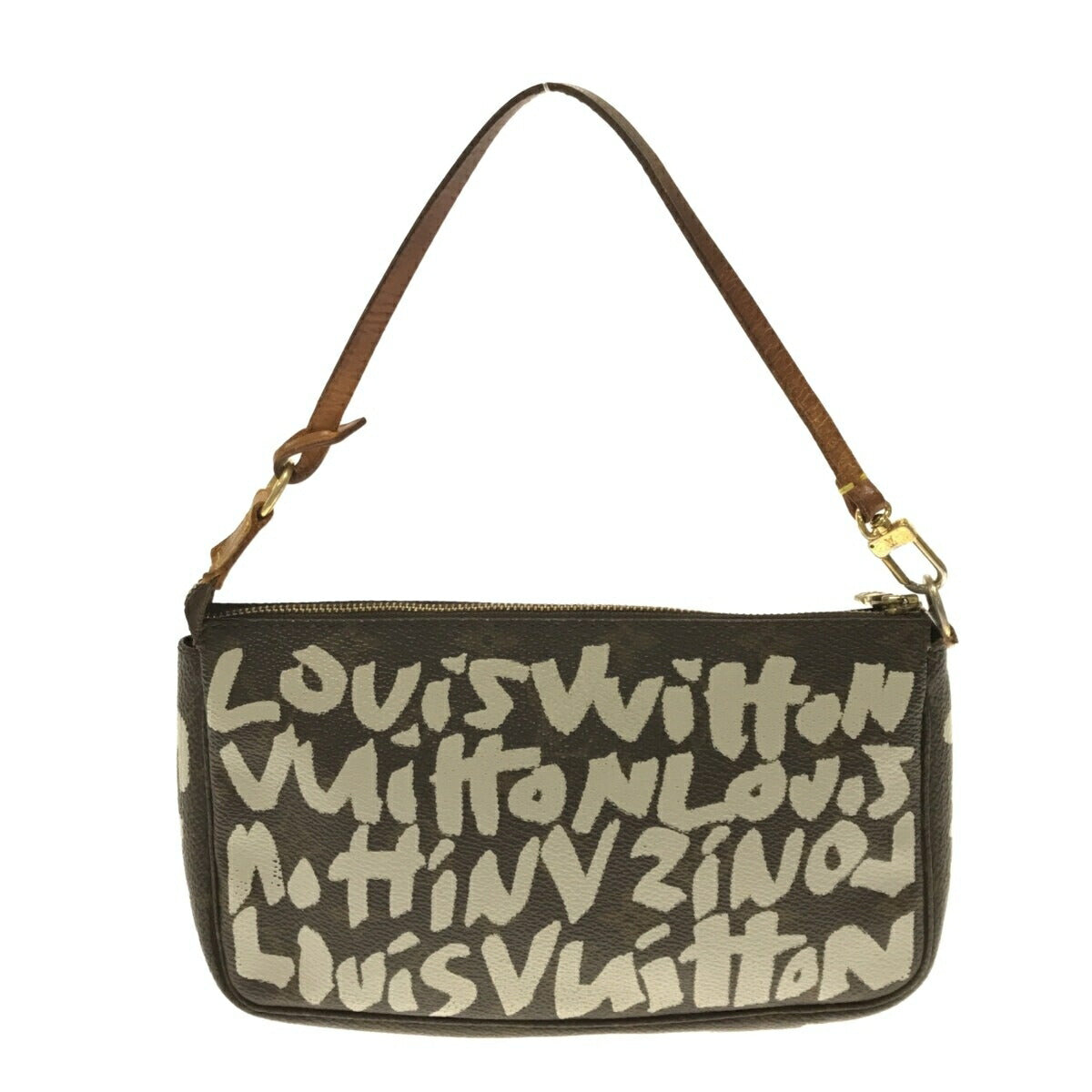 Louis Vuitton Pochette Accessoires Monogram Graffiti Canvas Handbag