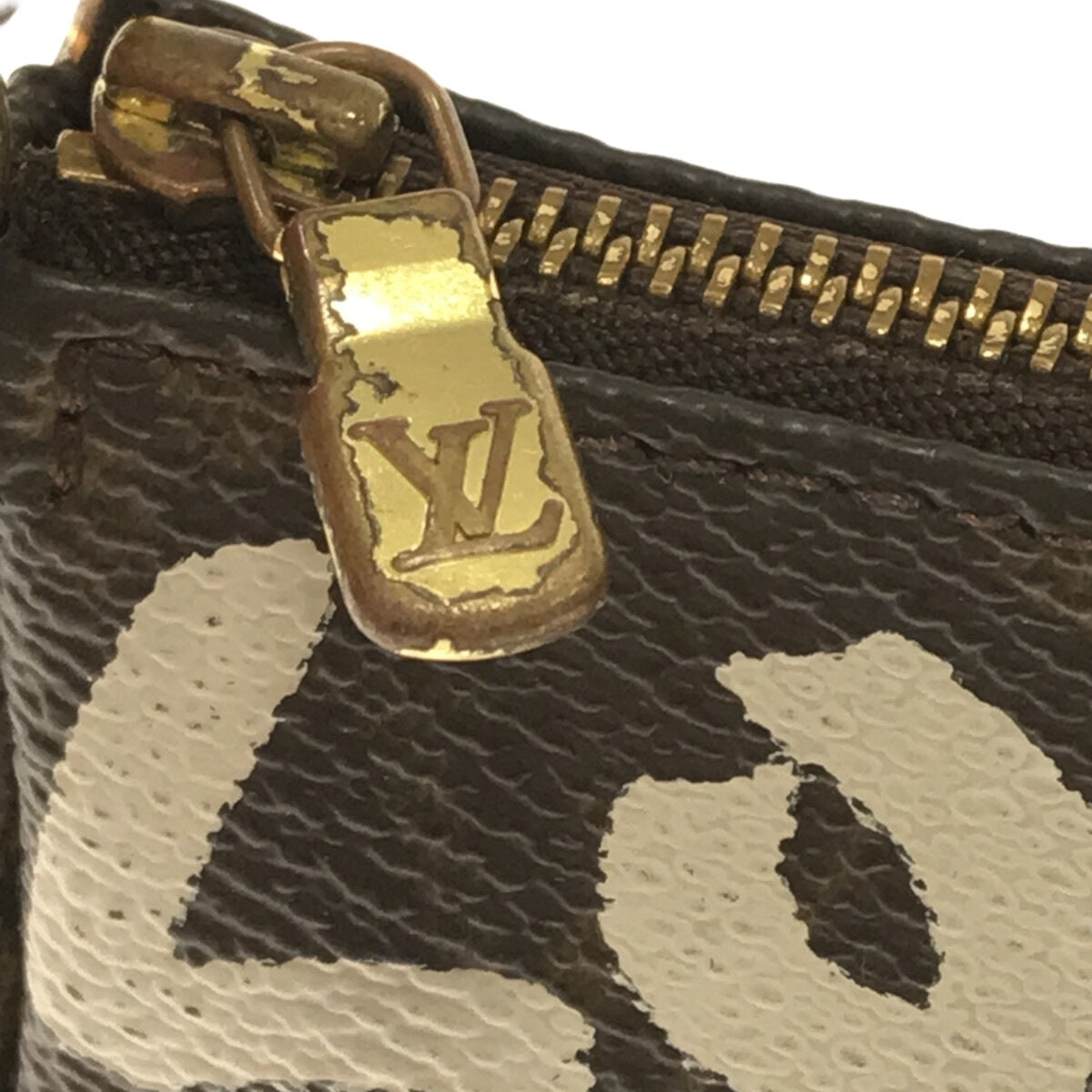 Louis Vuitton Pochette Accessoires Monogram Graffiti Canvas Handbag