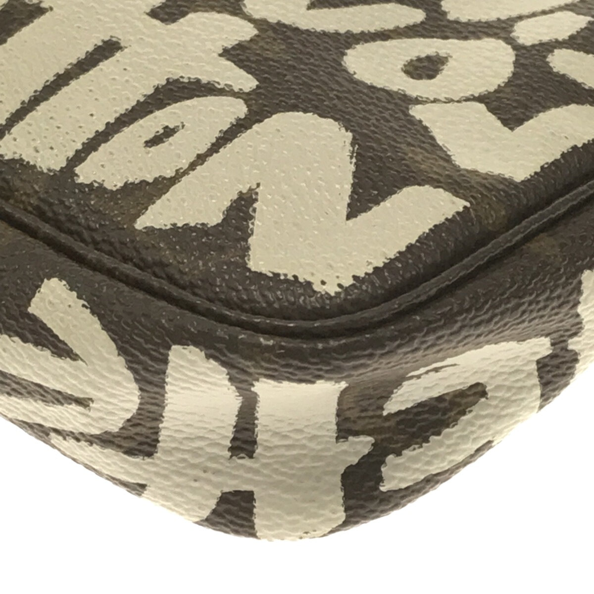 Louis Vuitton Pochette Accessoires Monogram Graffiti Canvas Handbag
