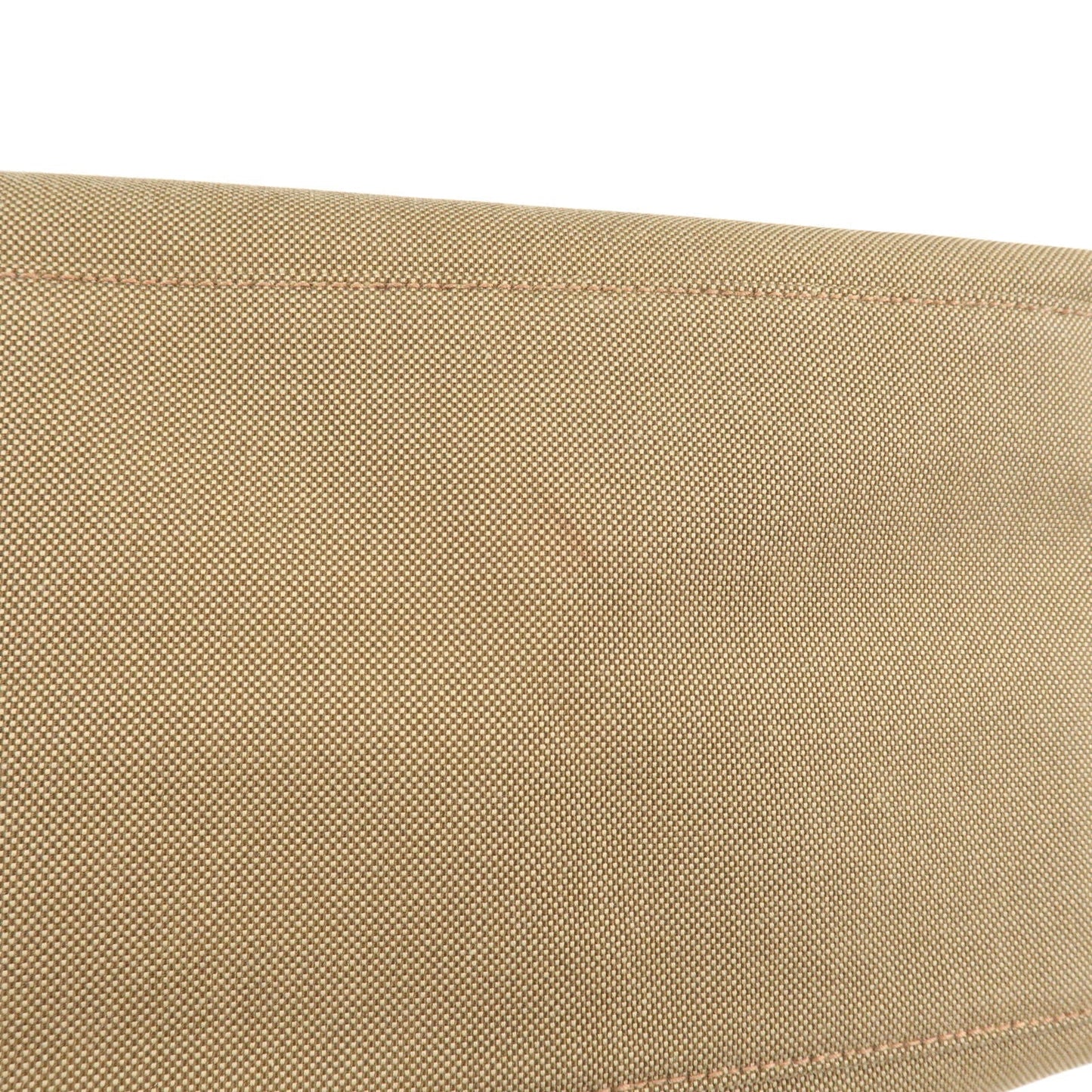 Prada Logo Jacquard Leather Tote Bag Hand Bag Beige Brown
