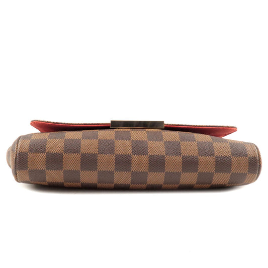 Louis Vuitton Damier Ebene Canvas Favorite MM Shoulder Bag