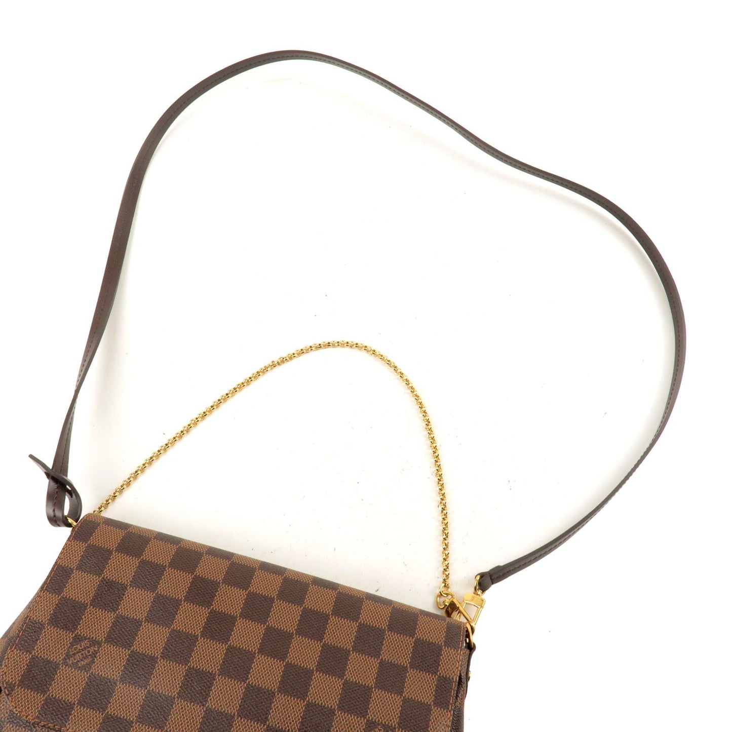 Louis Vuitton Damier Ebene Canvas Favorite MM Shoulder Bag