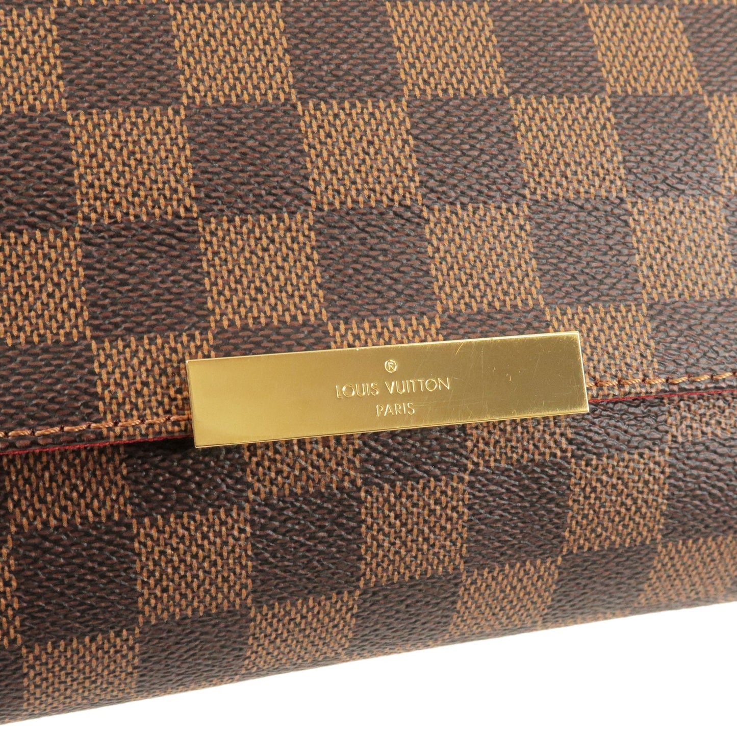 Louis Vuitton Damier Ebene Canvas Favorite MM Shoulder Bag