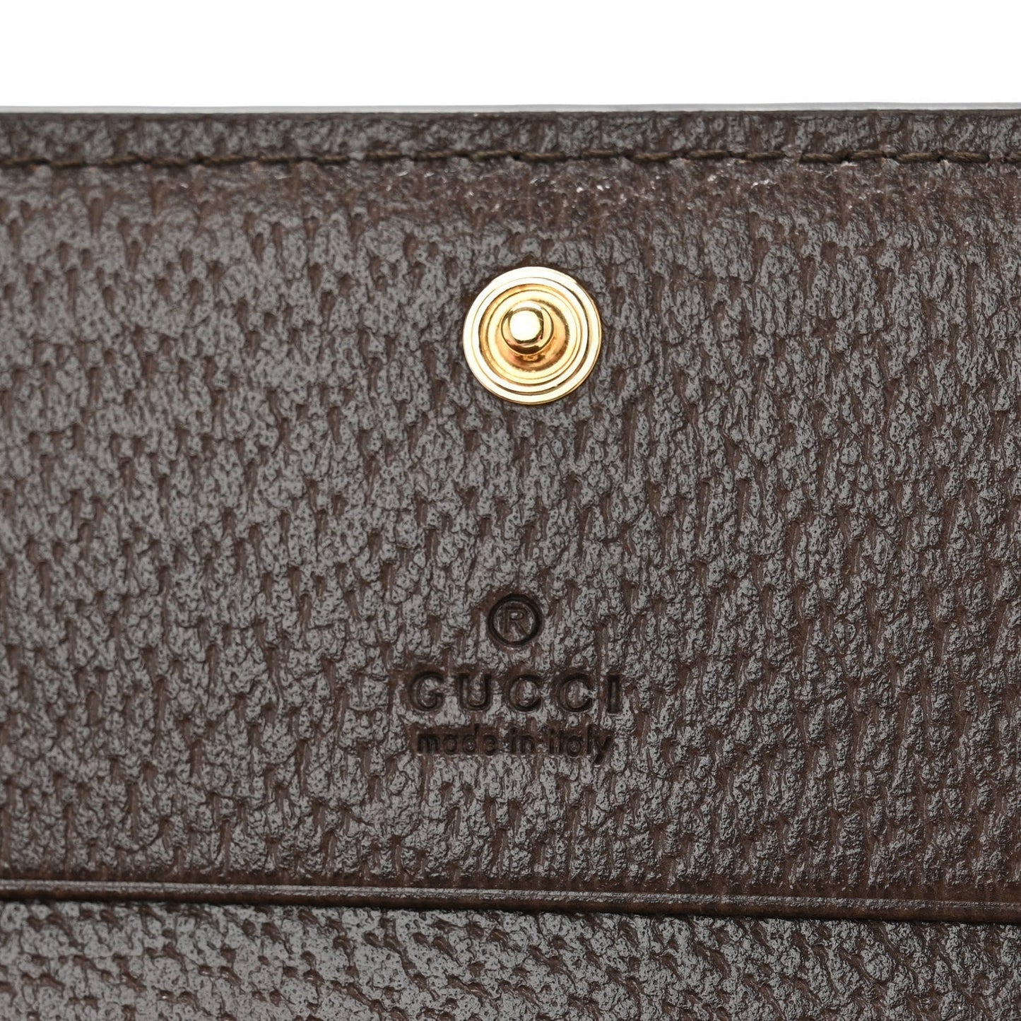Amelia GG Supreme Monogram Web Ophidia Card Case Beige New Acero