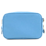 Prada Leather Ribbon Shoulder Bag Small Bag Light Blue 1NF674
