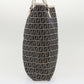 FENDI Zucchino Canvas Hand Bag Navy 2384-8BH006-028 Auth 36667