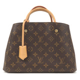 Louis Vuitton Monogram Montaigne BB Nume Leather Shoulder Bag