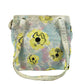 CHANEL -   1990's Graphic Multicolor Medium Camellia Print Shoulder Bag