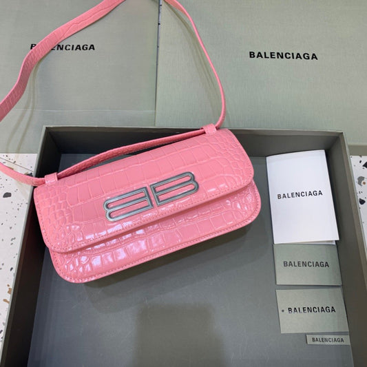 BLN-Ciaga Gossip Small Shoulder Bag Pink, For Women,  Bags 9.1in/23cm