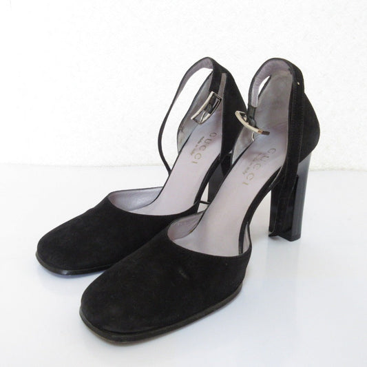 Gucci Square Toe High Heel Sandals