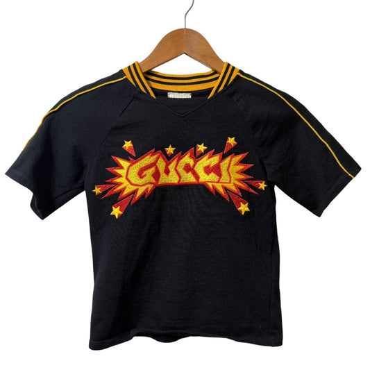 Gucci Logo Embroidery Cotton T-shirt
