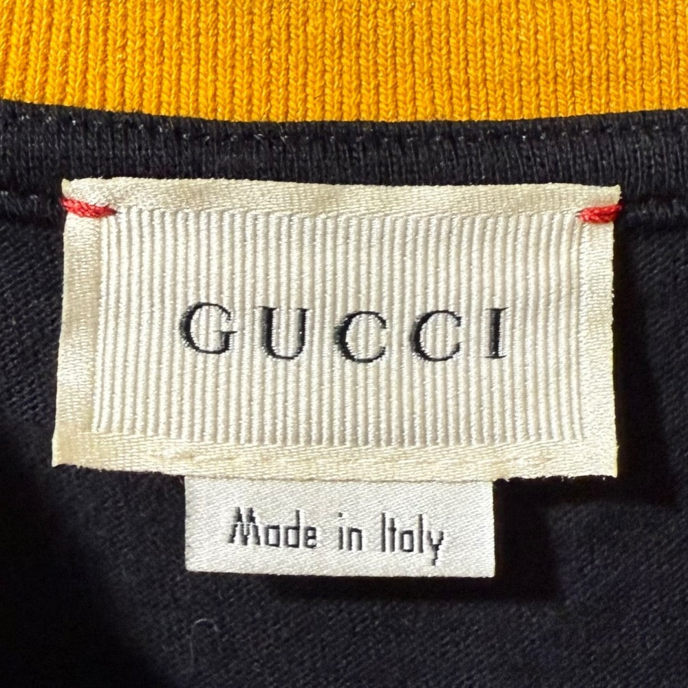 Gucci Logo Embroidery Cotton T-shirt
