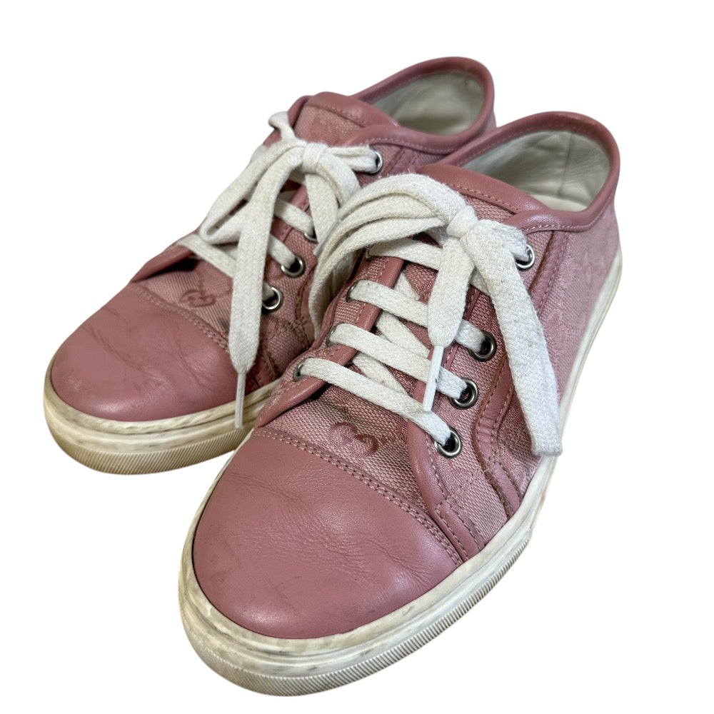 Gucci GG Canvas Leather Sneakers