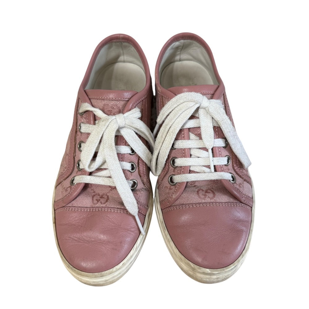 Gucci GG Canvas Leather Sneakers