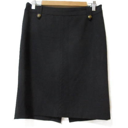 Gucci Crest Button Stretch Knee-Length Skirt