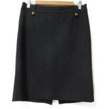 Gucci Crest Button Stretch Knee-Length Skirt