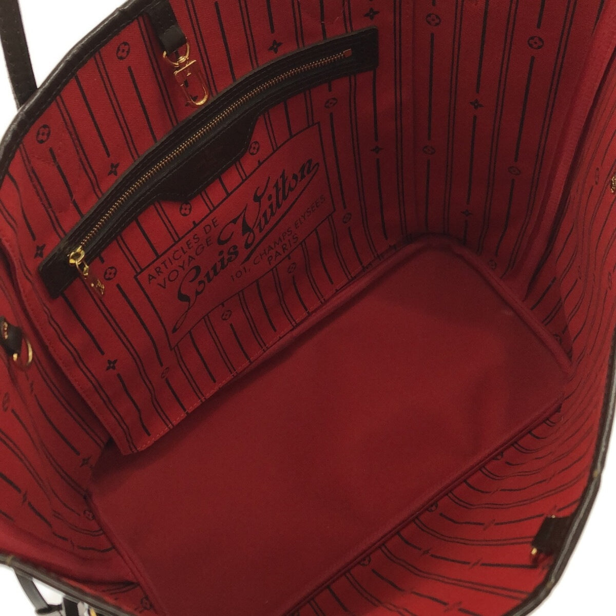 Louis Vuitton Neverfull MM Tote Bag Ebene Damier Canvas