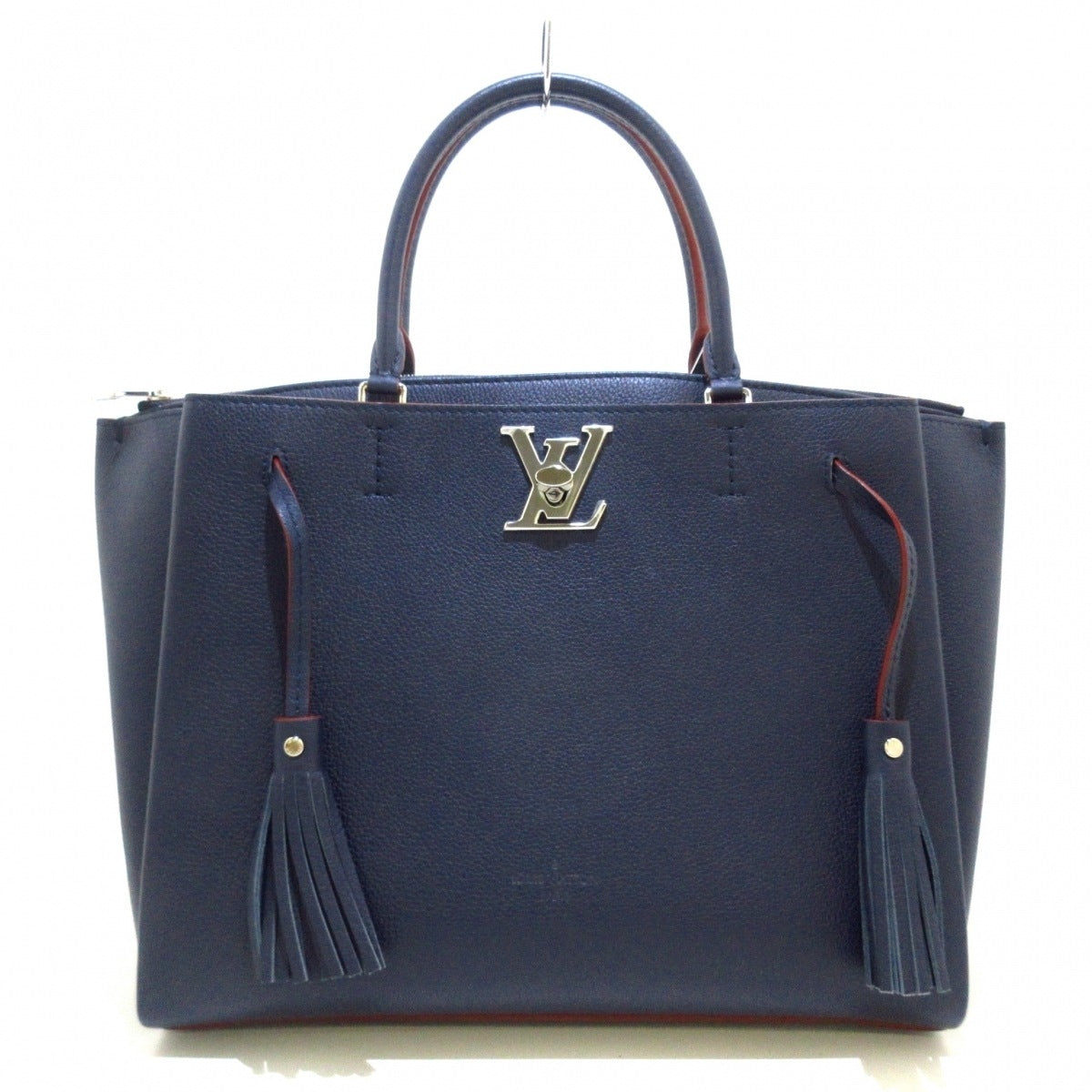 Louis Vuitton Lockme Tote Marine Rouge Leather