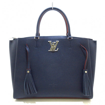 Louis Vuitton Lockme Tote Marine Rouge Leather