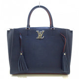 Louis Vuitton Lockme Tote Marine Rouge Leather
