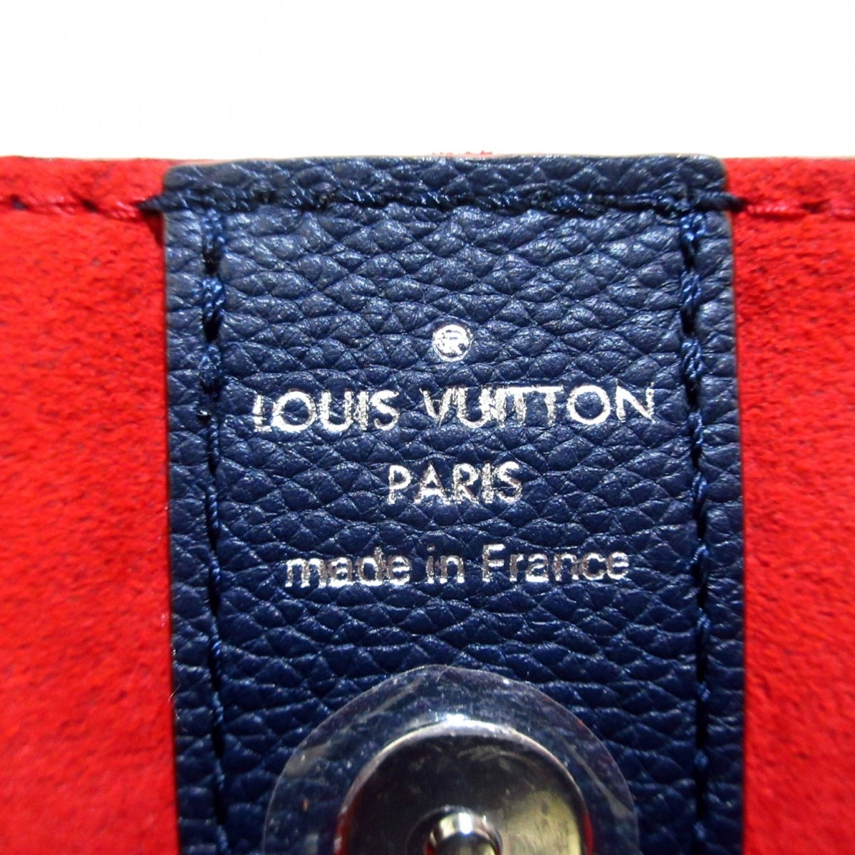 Louis Vuitton Lockme Tote Marine Rouge Leather