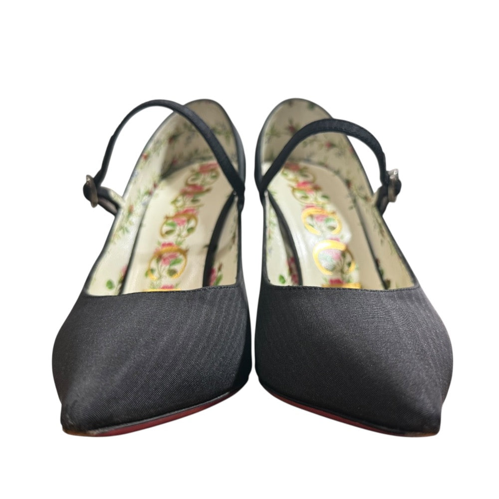 Gucci Mary Jane Pointed Toe Pumps
