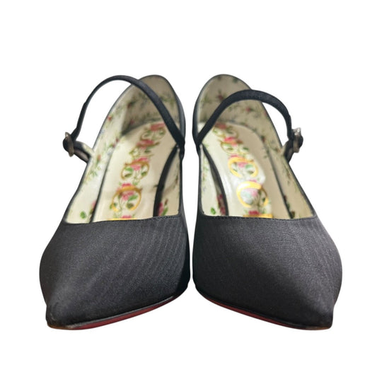Gucci Mary Jane Pointed Toe Pumps
