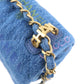 CHANEL Chanel Denim Small Flap Chain Shoulder Bag Blue AS3134